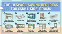 Top 10 Space-Saving Bed Ideas for Small Kids' Rooms