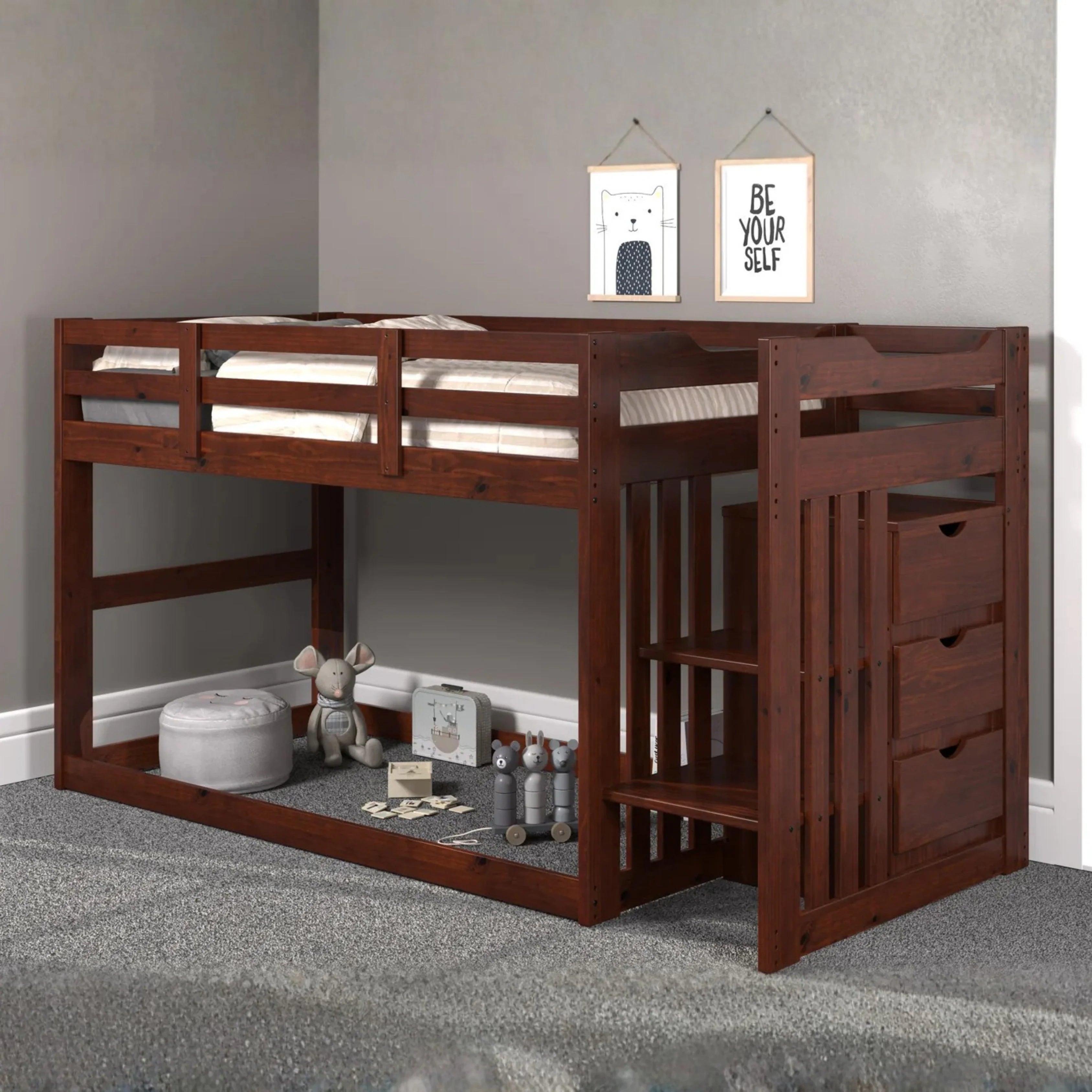 Low Stair Bunk Beds