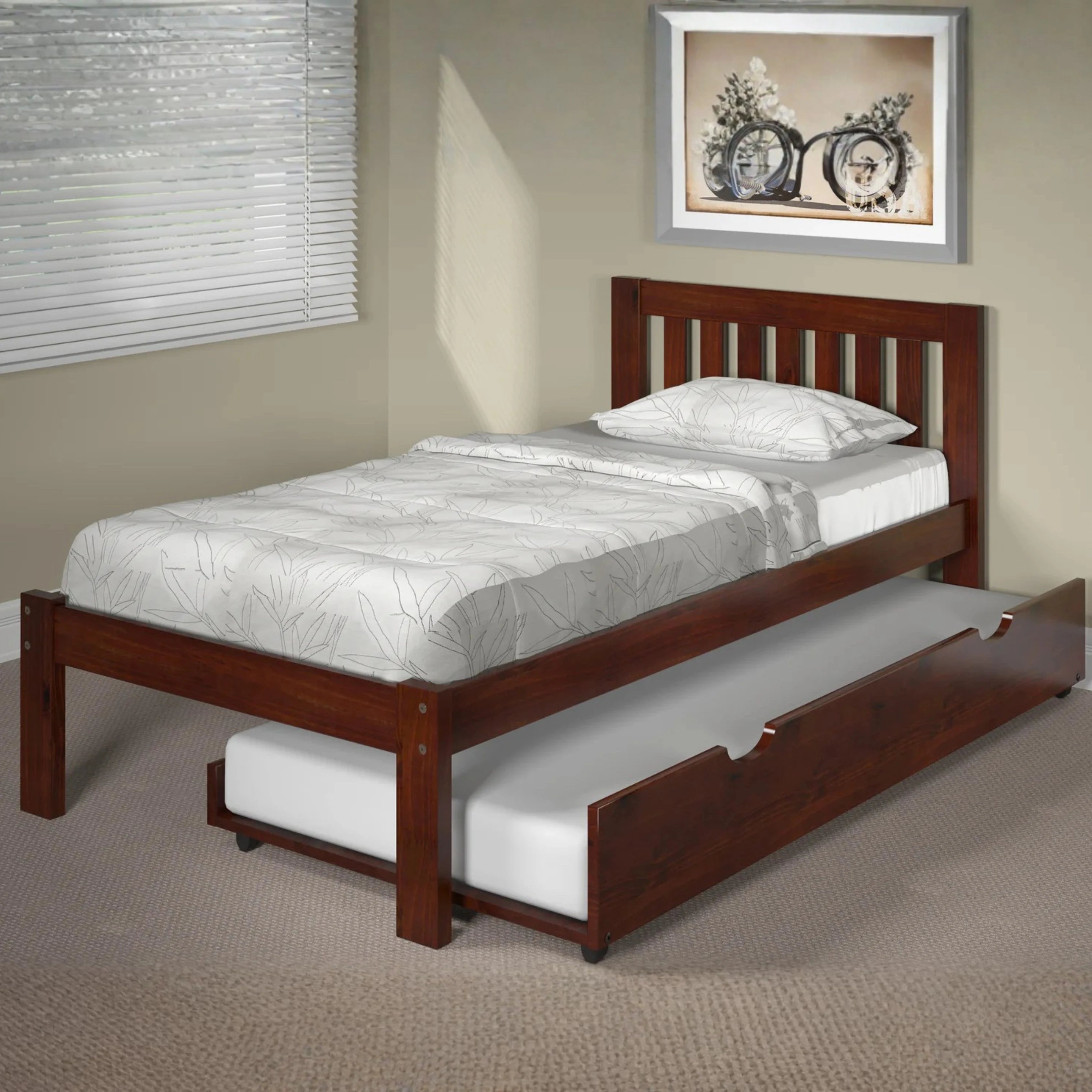 Mission Style Twin Bed