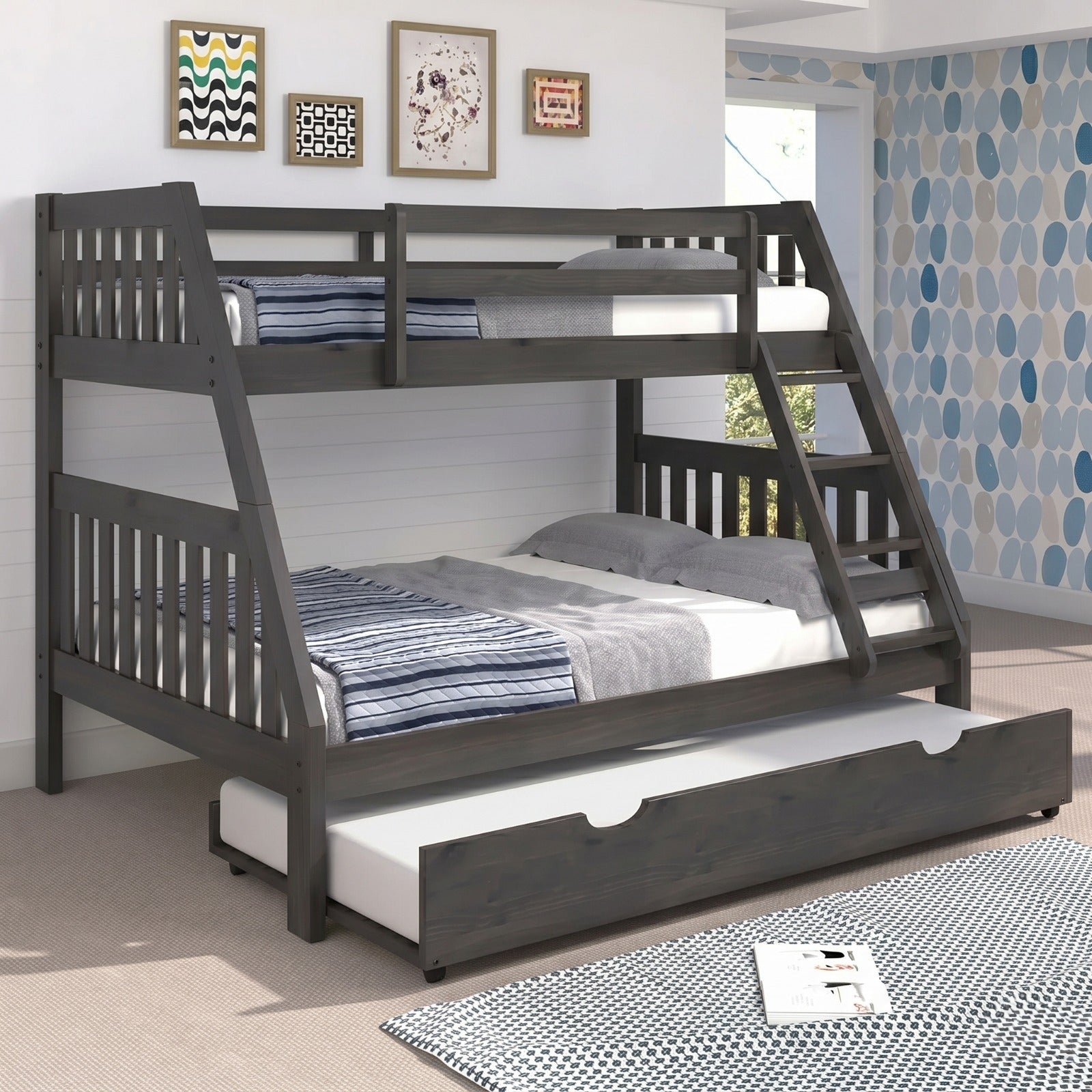 Twin/Full Mission Style Bunk Bed