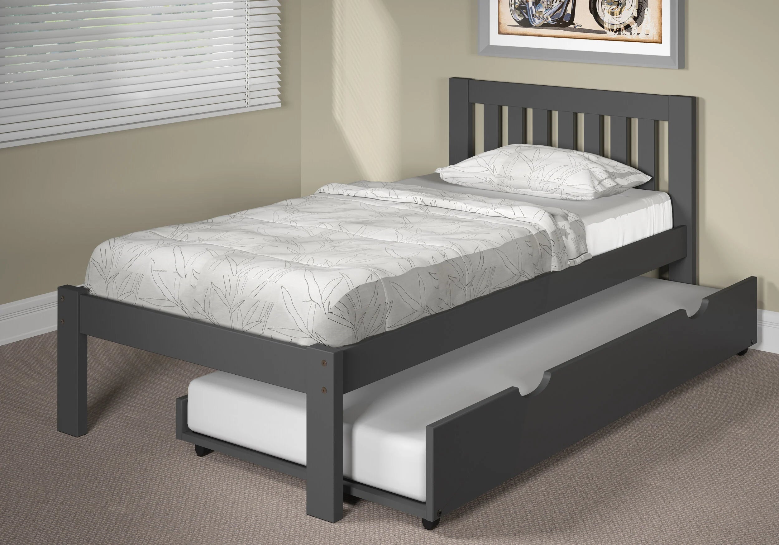 Mission Style Twin Bed