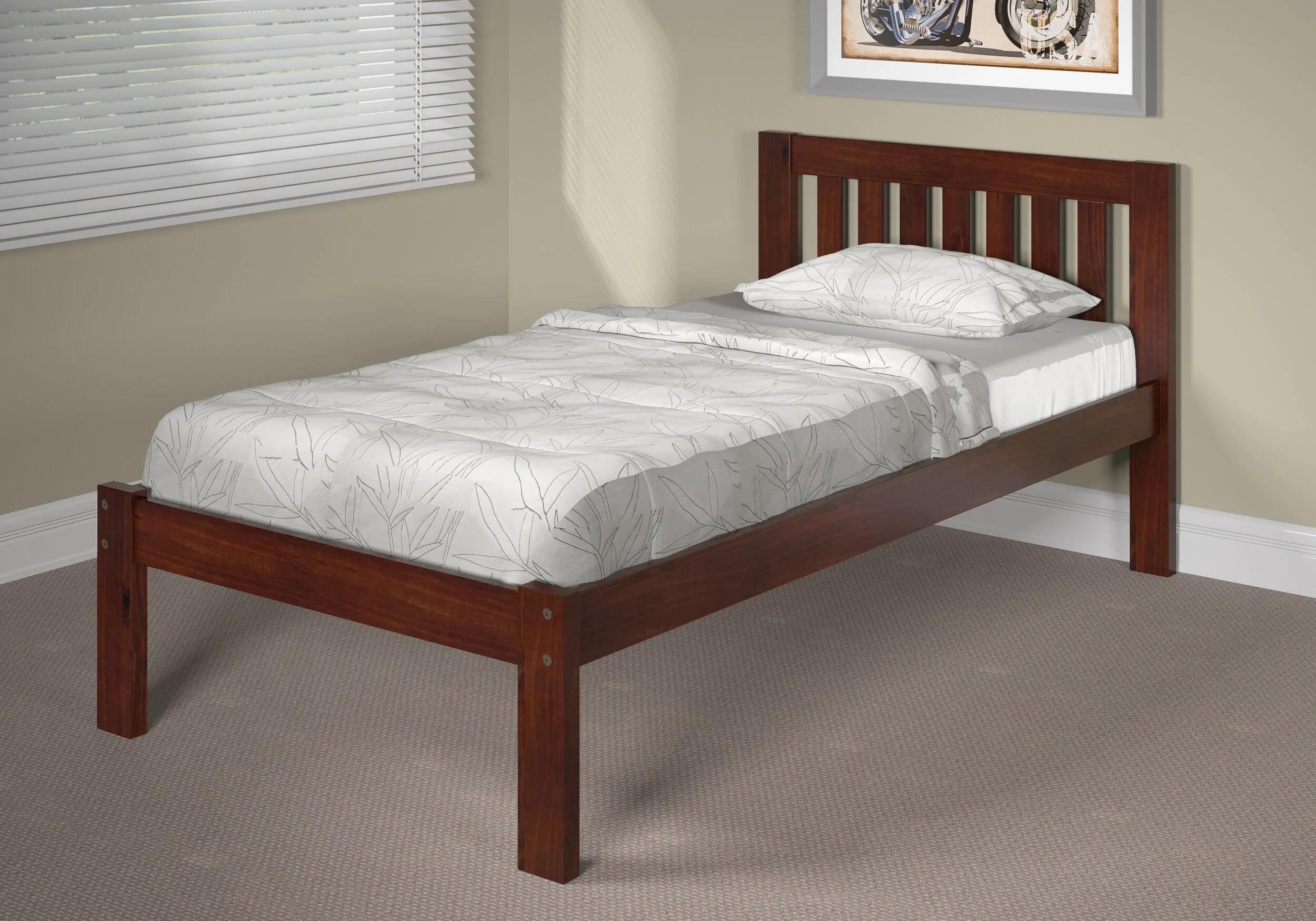 Mission Style Twin Bed