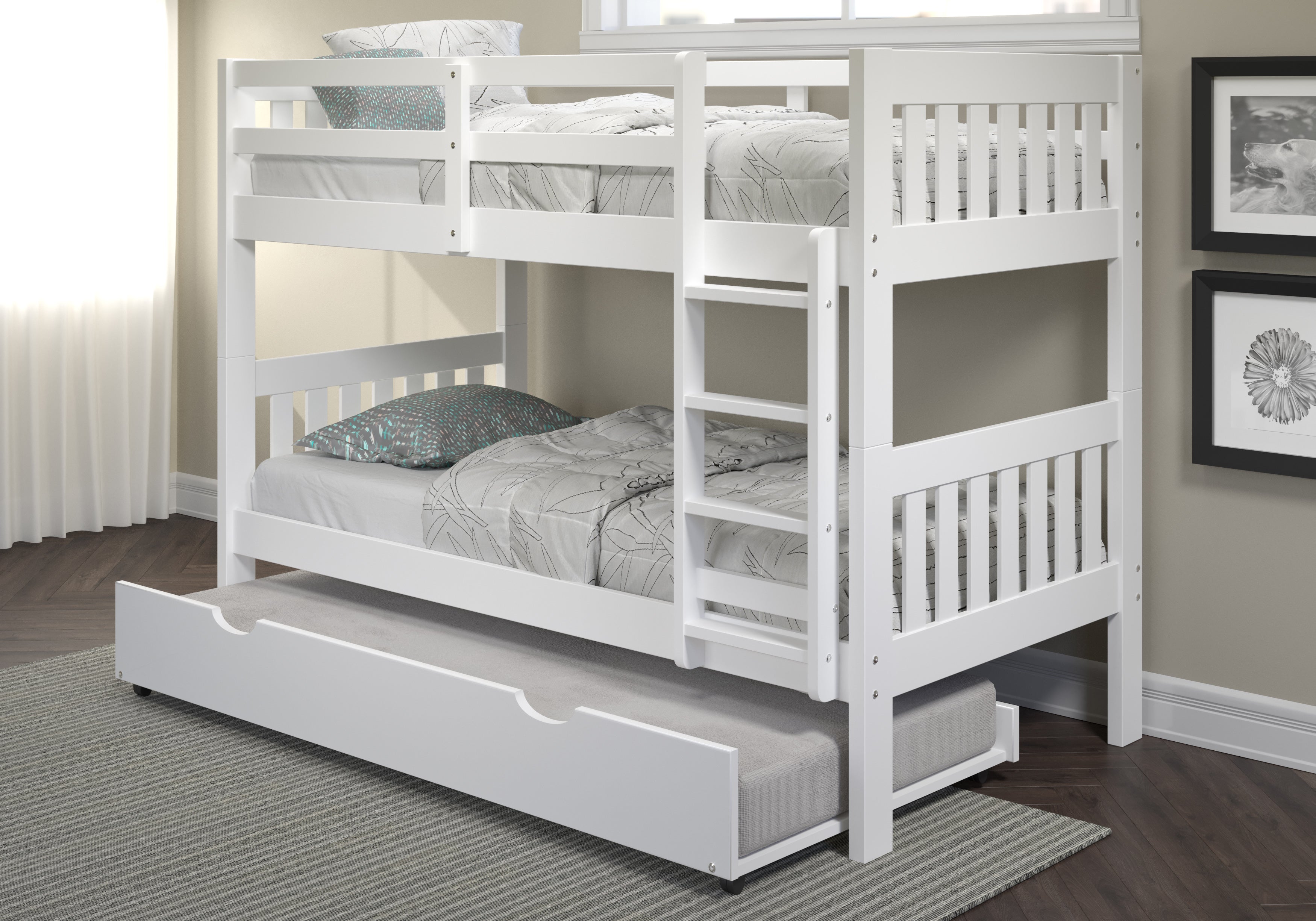 Twin/Twin Mission Style Bunk Bed