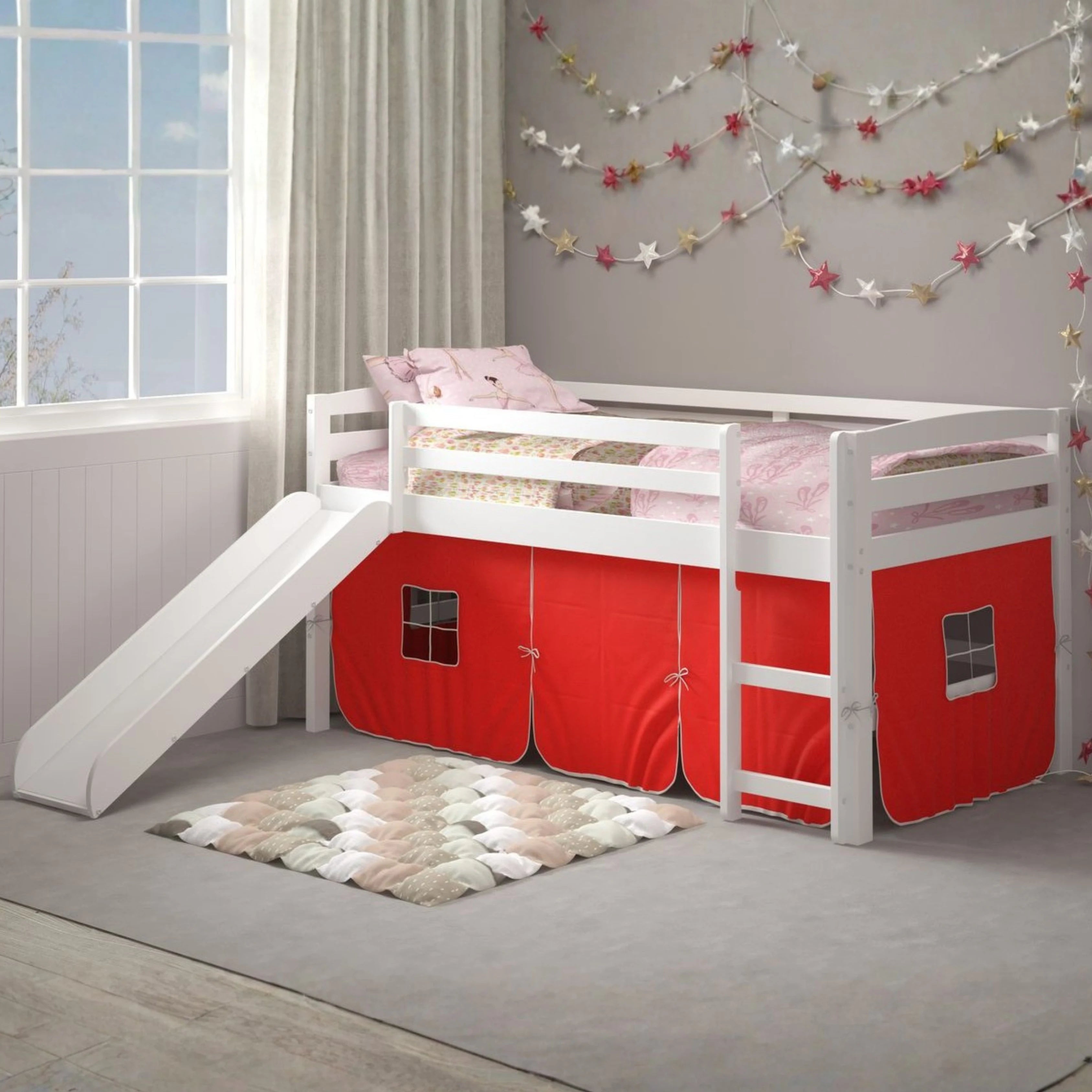 Mini Loft with Slide and Tent